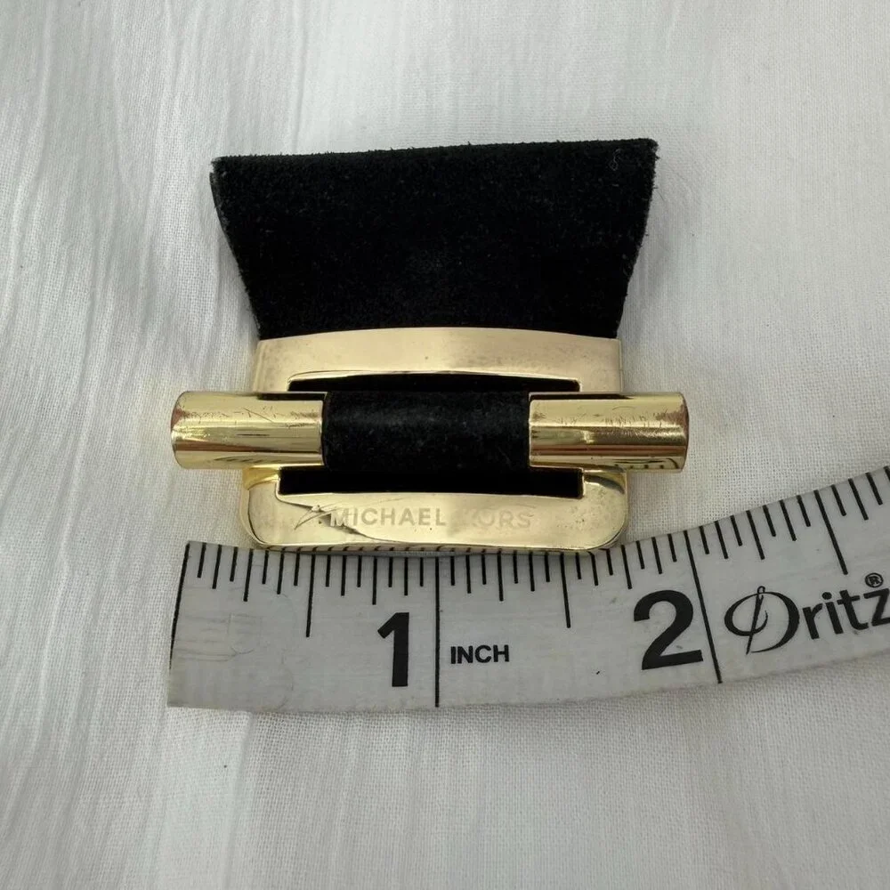 Michael Kors Gold Tone Hardware Set Bag Shoe Repair Parts Black Velvet